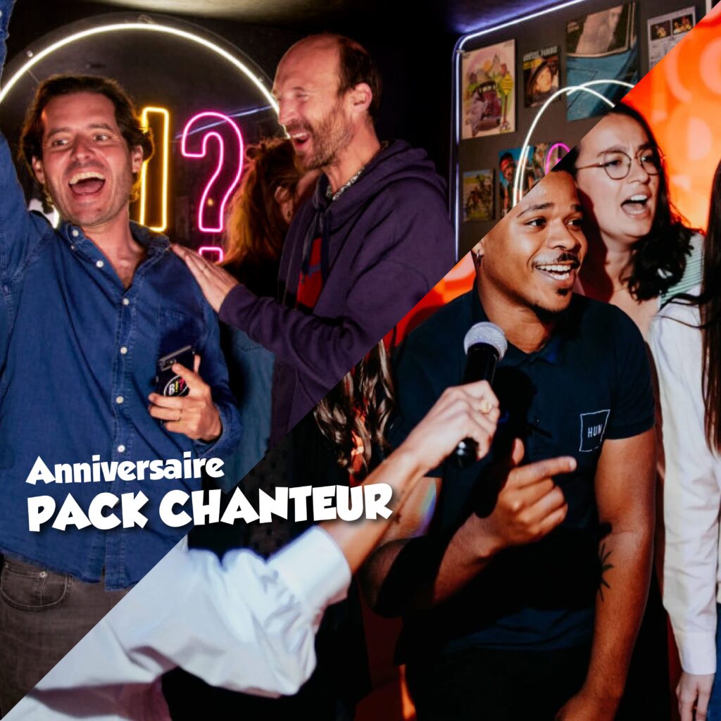 ANNIVERSAIRE PACK CHANTEUR LOISIGAMES COUDEKERQUE